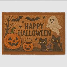 Porta COIR HALLOWEEN - 24"x16" interior/exterior
