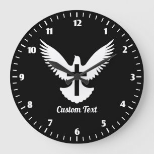 Porta com Relógio Cruzado Grande