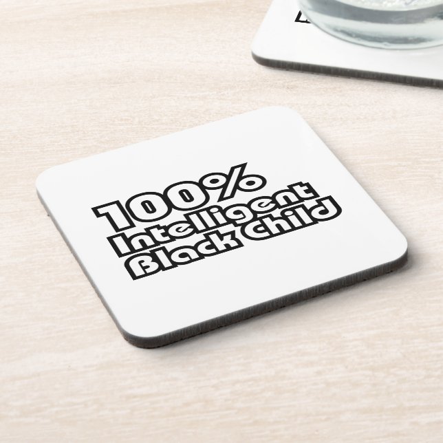 Porta-copo 100% de Criança Negra Inteligente (Left Side)