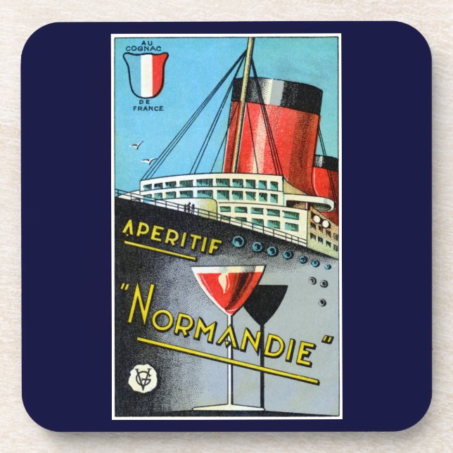 Porta-copo 1930 Apertif Normandie Francesa (Frente)