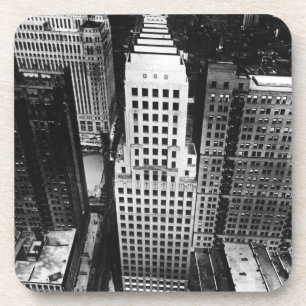 Porta-copo 1960: Uma vista aérea de um arranha-céus de