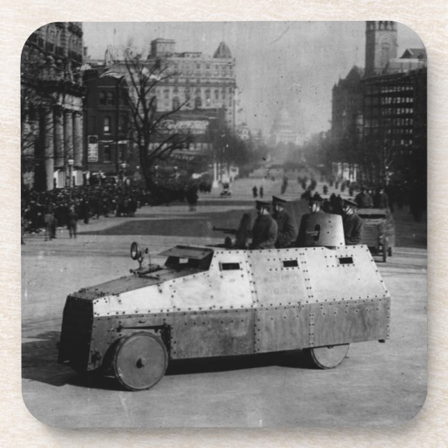 Porta-copo 27 de março de 1917:  O esquadrão do veículo (Frente)