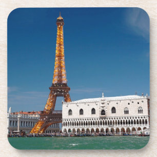 Porta-copo 2 para 1 Veneza e Paris - Mundo Misto