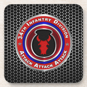 Porta-copo 34th Infantry Division