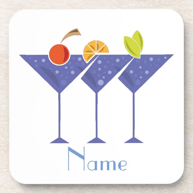 Porta-copo 3 Cocktails Martini Thunder_Cove (Frente)