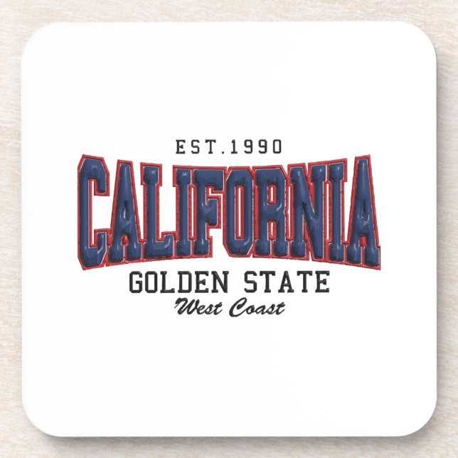 Porta-copo 3D Califórnia (Frente)