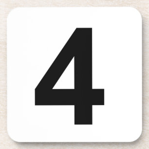 Porta-copo 4 - número quatro