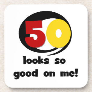 Porta-copo 50 me parece tão bom com camisetas e presentes