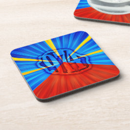 Porta-copo 974 Ile de la Réunion - Drapeau réunionnais