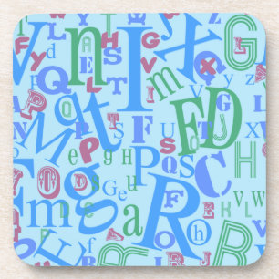 Porta-copo A a azul de Z