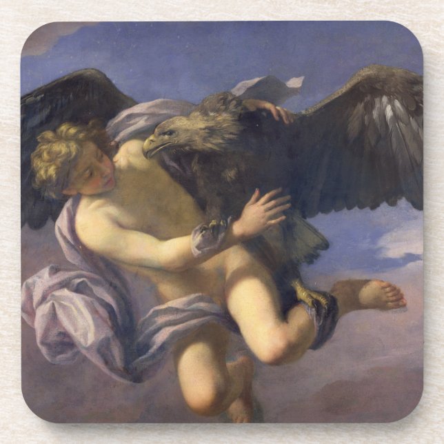Porta-copo A abducção de Ganymede, 1700 (óleo em canvas) (Frente)