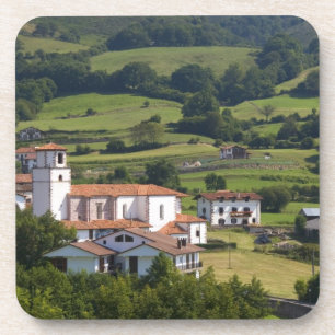 Porta-copo A aldeia de Amaiur no Vale de Baztan,