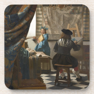 Porta-copo A arte da pintura por Johannes Vermeer
