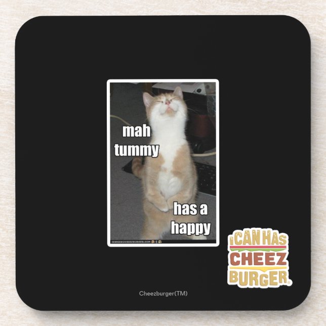 Porta-copo A barriga do Mah tem um feliz (Frente)