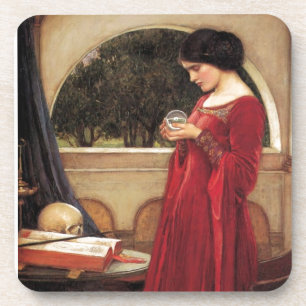 Porta-copo A bola de cristal [John William Waterhouse]