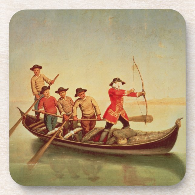 Porta-copo A caça do pato (Frente)