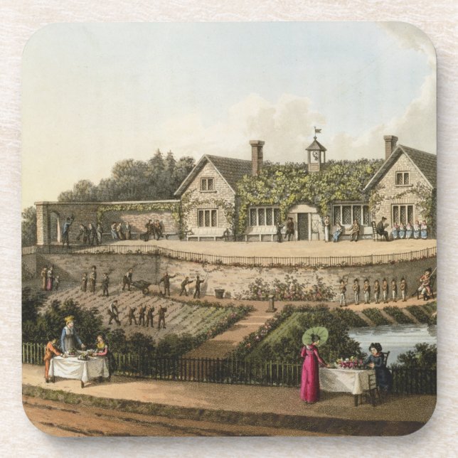 Porta-copo A casa do trabalho, 'dos fragmentos na teoria e (Frente)