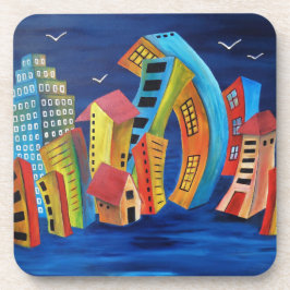 Porta-copo A cidade flutuante