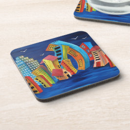 Porta-copo A cidade flutuante