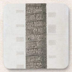 Porta-copo A coluna de Trajan (gravura)