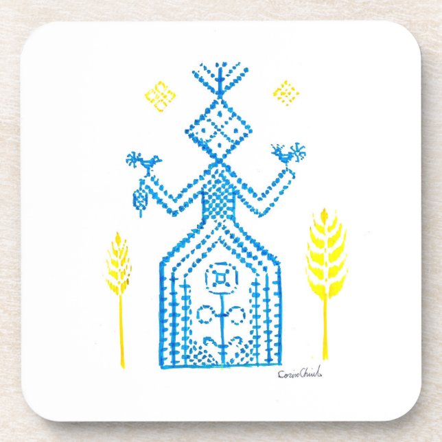 Porta-copo A deusa slavic Mokosh (Frente)