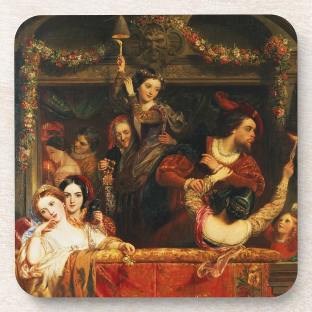 Porta-copo A diversão do Moccoletti - o último louco alegre (Frente)