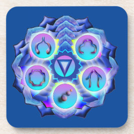 Porta-copo A garganta Chakra - Símbolos