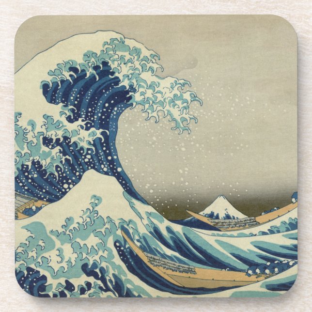 Porta-copo A grande onda fora de Kanagawa (Frente)