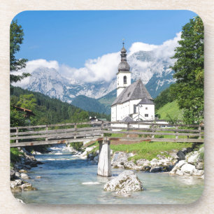 Porta-copo A igreja paroquial de Ramsau
