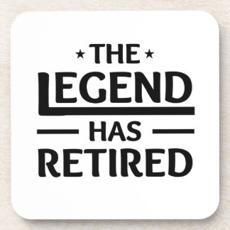 Porta-copo a lenda se aposentou para o amigo colega