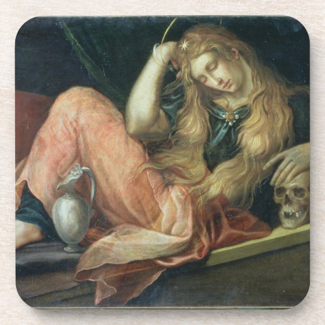 Porta-copo A Magdalene (óleo em canvas) (Frente)