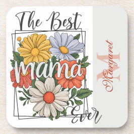 Porta-copo A Melhor Impressão Floral De Mamãe