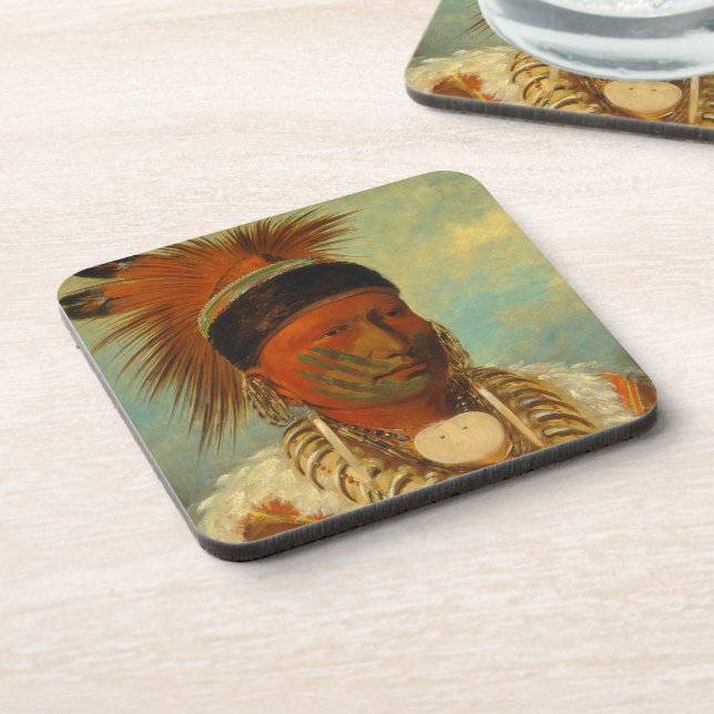 Porta-copo A nuvem branca, chefe principal do Iowas (Left Side)