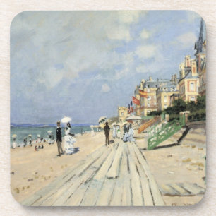 Porta-copo A Passarela em Trouville por Claude Monet