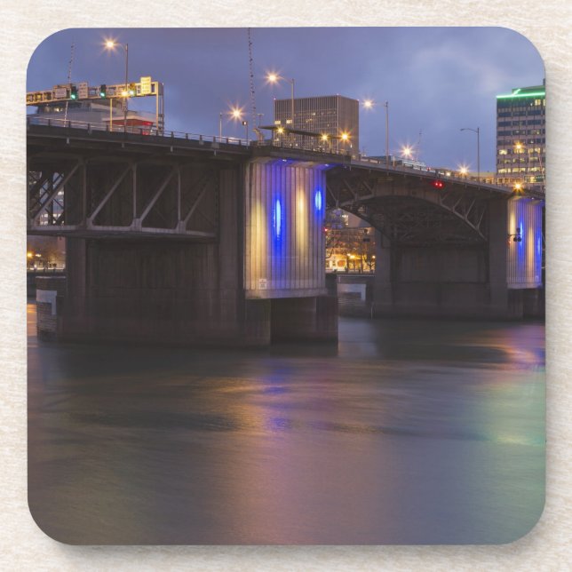 Porta-copo A ponte Morrison sobre o rio Willamette (Frente)