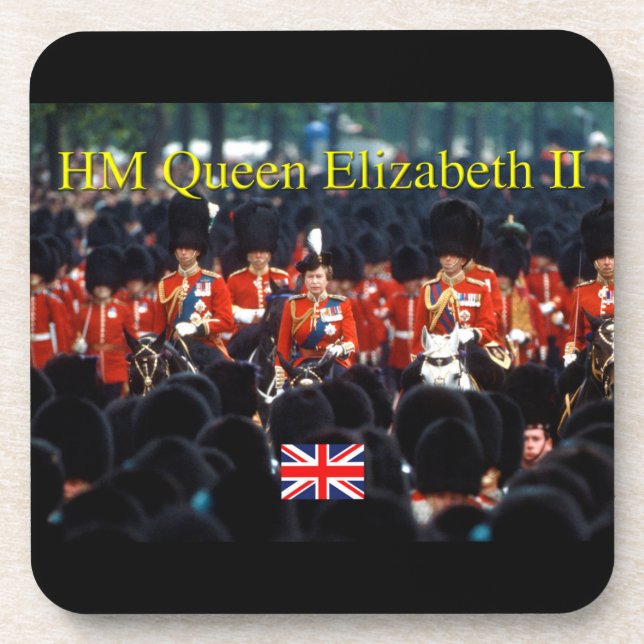 Porta-copo A Rainha Elizabeth II - Foto Pró (Frente)