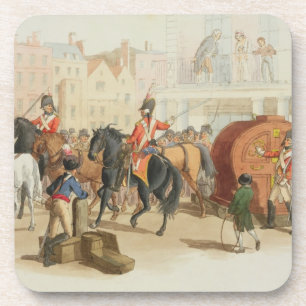 Porta-copo A roda de lotaria, gravada pelo artista, 1805 (a