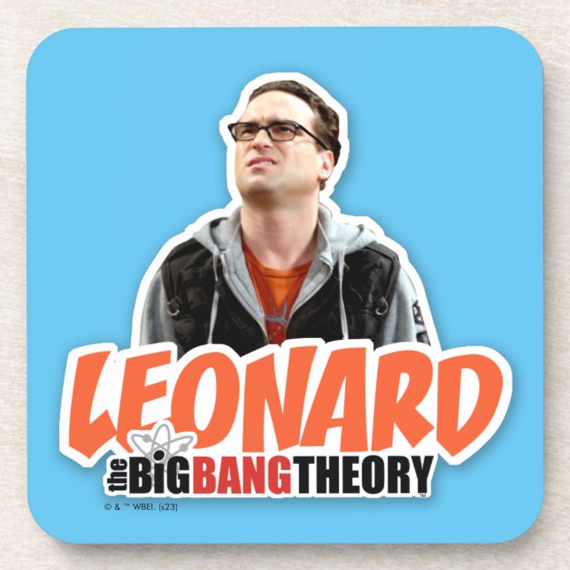 Porta-copo A Teoria do Big Bang | Leonard (Frente)