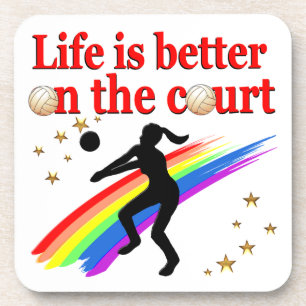 PORTA-COPO A VIDA É MELHOR NO DESIGN DO TRIBUNAL VOLLEYBALL