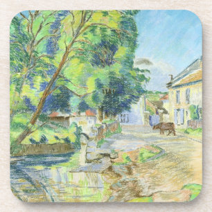 Porta-copo A vila (pastel no papel)