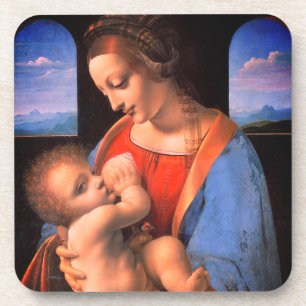 Porta-copo A Virgem Maria Aleitando A Criança Cristo-324