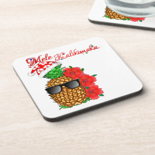 Porta-copo Abacaxi do Natal de Mele Kalikimaka