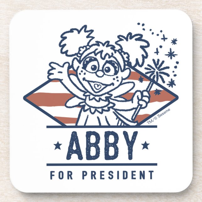 Porta-copo Abby Para Presidente (Frente)