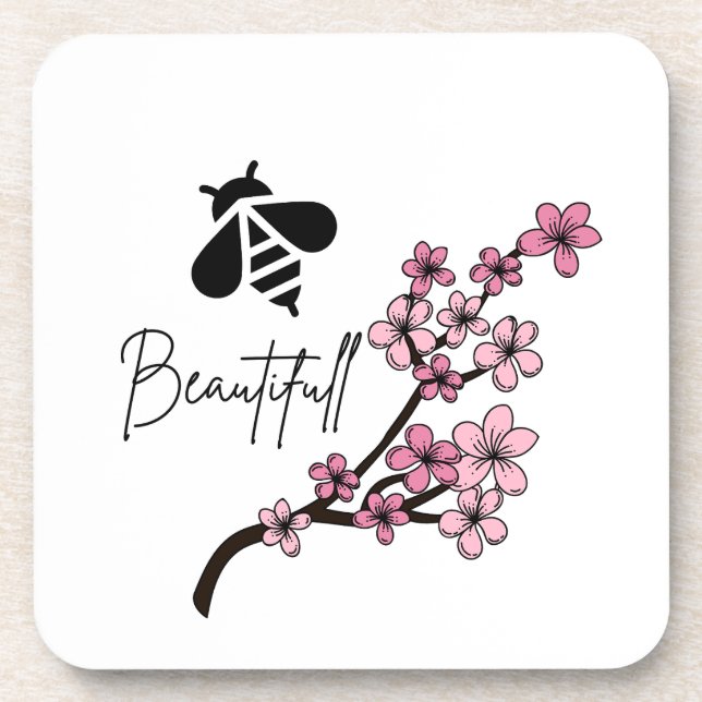 Porta-copo abelha bela (Frente)