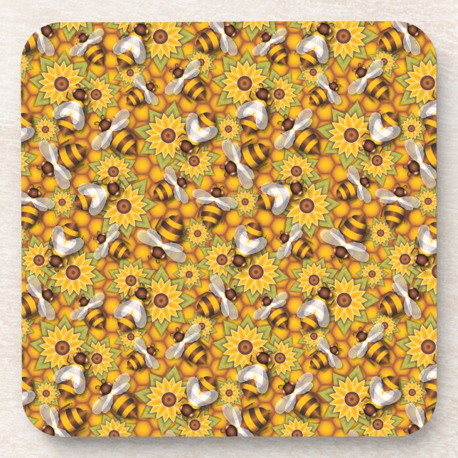 Porta-copo Abelhas (Frente)