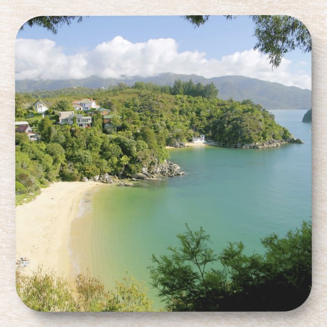 Porta-copo Able Tasman NP, Nelson, Nova Zelândia. As muitas (Frente)