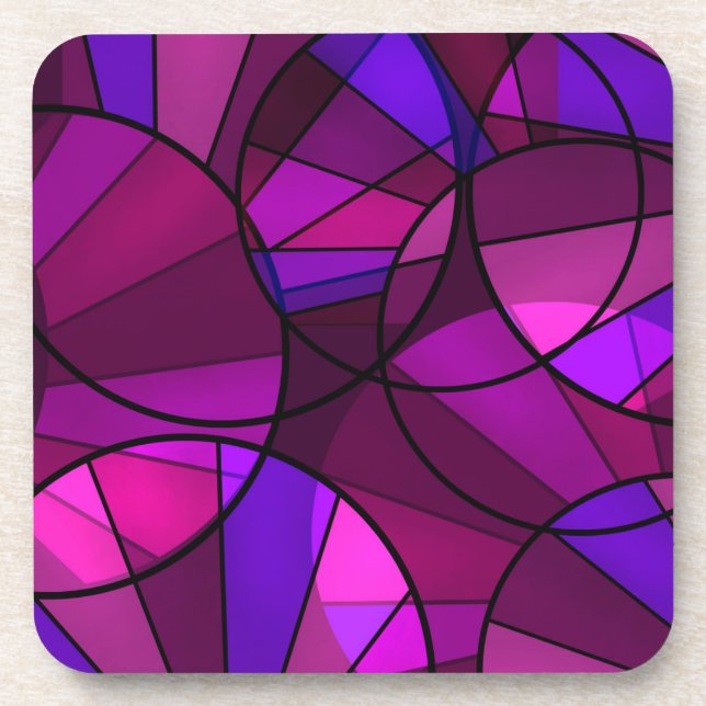 Porta-copo Abstract geometric pattern (Frente)