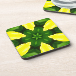 PORTA-COPO ABSTRACT YELLOW AND GREEN DRAWING. SAMER BRASIL. 3