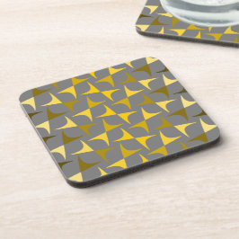 Porta-copo Abstrato, amarelo-padrão e cinza