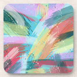 Porta-copo Abstrato Art Pastel